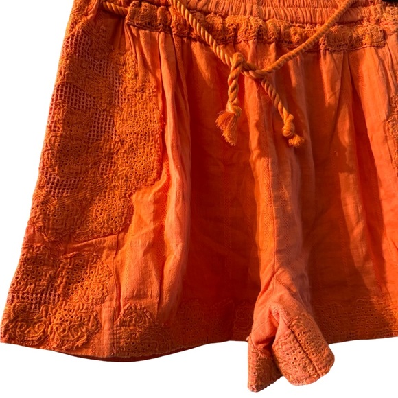 Free People |  Embroidered Boho Shorts - Picture 4 of 7